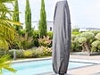 HESPERIDE - Housse pour parasol décentré L gris Hambo - 70 x 40 x 257 cm - Hespéride - vignette