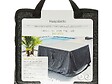 HESPERIDE - Housse Hambo pour table haute extérieure gris - 180 x 120 x 120 cm - Hespéride - vignette