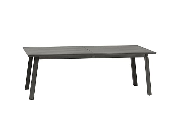 HESPERIDE - Table extensible rectangulaire alu Graphite Pavane - 8/12 places - Hespéride - large