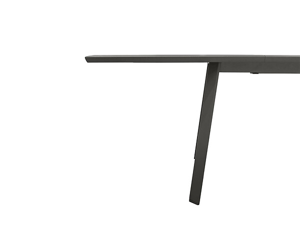 HESPERIDE - Table extensible rectangulaire alu Graphite Pavane - 8/12 places - Hespéride - large