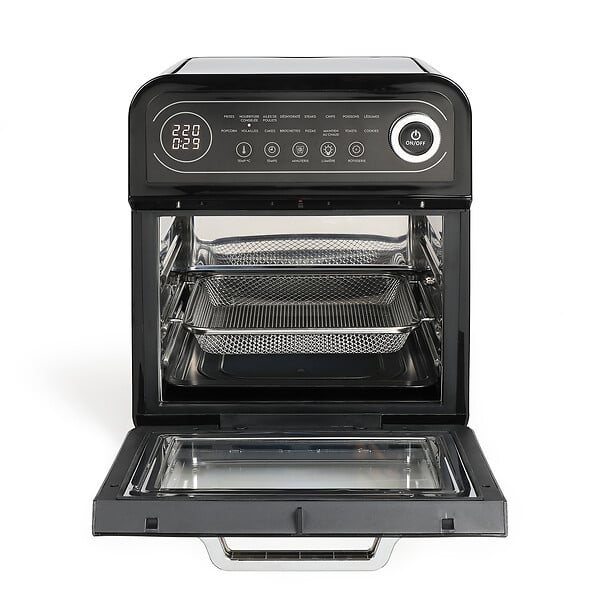 LIVOO - Four à Air Chaud 12l 1600w Noir - DOC255 - large