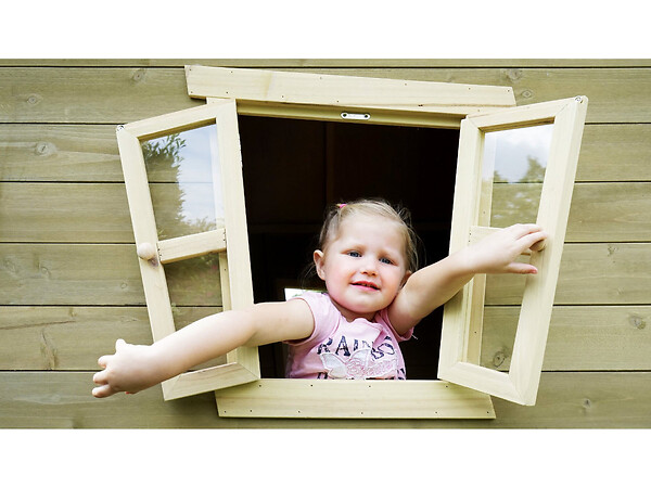 EXIT TOYS - Maisonnette en bois pour enfants Crooky 100 - Exit Toys - large