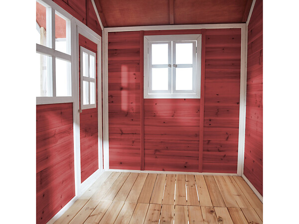 EXIT TOYS - Maisonnette en bois pour enfants Loft 350 Rouge - Exit Toys - large