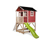 EXIT TOYS - Maisonnette en bois pour enfants Loft 500 Rouge - Exit Toys - vignette
