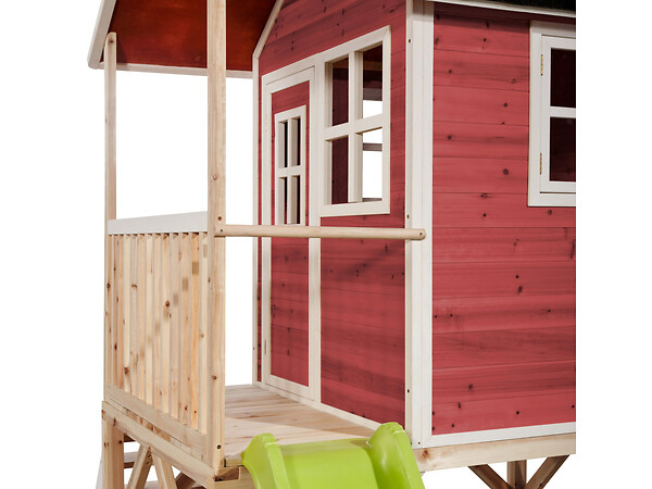 EXIT TOYS - Maisonnette en bois pour enfants Loft 500 Rouge - Exit Toys - large