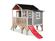 EXIT TOYS - Maisonnette en bois pour enfants Loft 350 Gris - Exit Toys - vignette