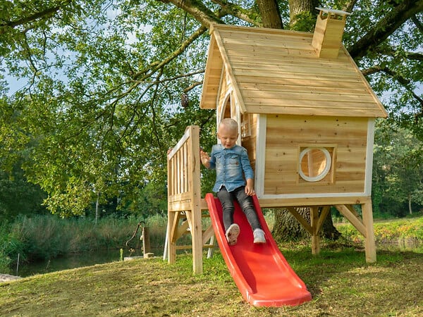 EXIT TOYS - Maisonnette en bois pour enfants Fantasia 300 Naturel - Exit Toys - large