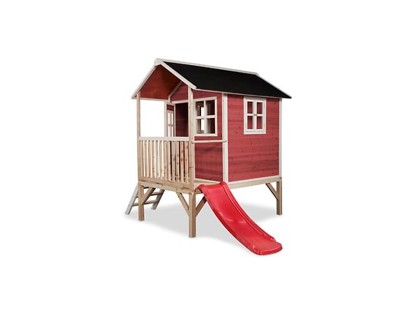EXIT TOYS - Maisonnette en bois pour enfants Loft 300 Rouge - Exit Toys - large
