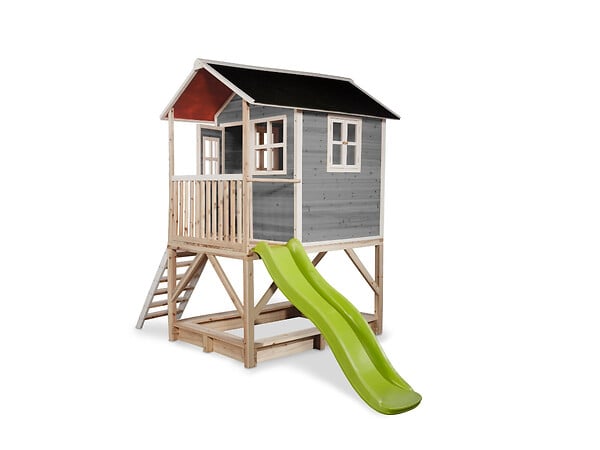 EXIT TOYS - Maisonnette en bois pour enfants Loft 500 Gris - Exit Toys - large