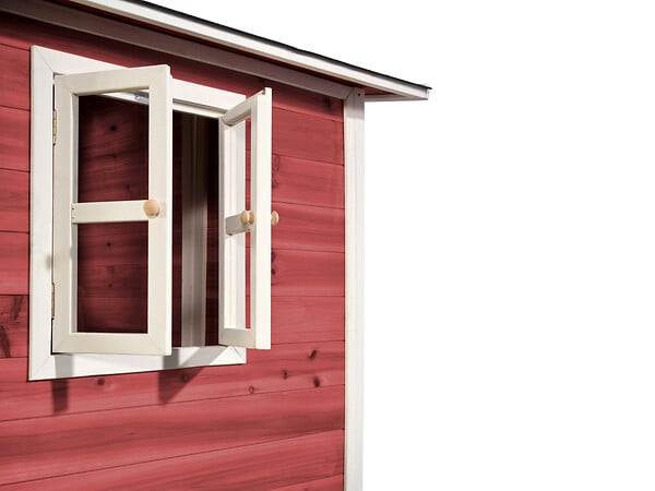 EXIT TOYS - Maisonnette en bois pour enfants Loft 100 Rouge - Exit Toys - large