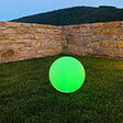 LUMISKY - 2 Boules lumineuses solaires SOLSTY D30cm - vignette