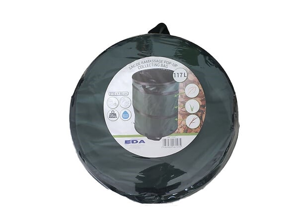 EDA - Sac de ramassage Pop'Up pour déchets verts EDA - 117 L - à˜ 50 x H 60 cm - large