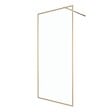 AURLANE - Paroi de douche AURLANE Golden Edge 100x200cm - vignette