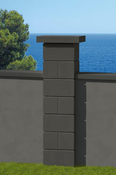 SAS - Pilier lisse 30x30x17 - large