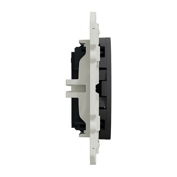 SCHNEIDER ELECTRIC - Odace, prise telephone Anthracite en T 8 contacts a vis - large