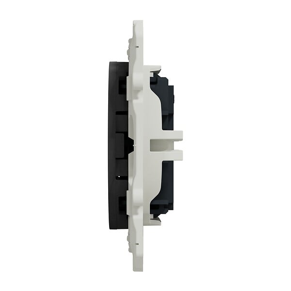 SCHNEIDER ELECTRIC - Odace, prise telephone Anthracite en T 8 contacts a vis - large
