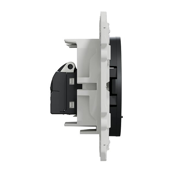 SCHNEIDER ELECTRIC - Odace, prise RJ45 Anthracite, grade 3 cat. 6 STP, à vis - large