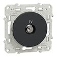 SCHNEIDER ELECTRIC - Odace prise TV - Anthracite - Fixation par vis - vignette