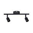 PAULMANN - Spots muraux orientables Carolina 2x10W GU10 Noir mat - vignette