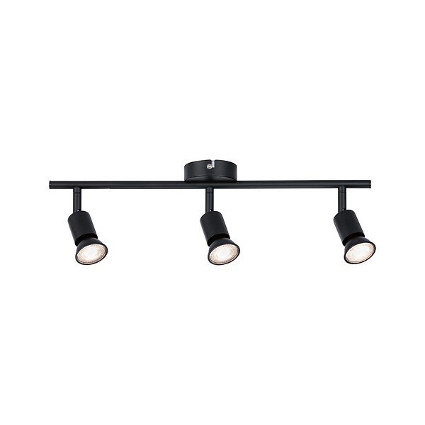 PAULMANN - Spots Carolina max.3x10W GU10 noir mat 230V métal - large