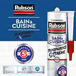 RUBSON - Mastic silicone joint Bain & Cuisine Transparent 280ml - vignette