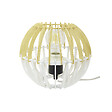 C-CREATION - Lampe à poser en peuplier - Blanc et naturel - E27 - vignette