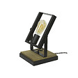 C-CREATION - Lampe nooli 221981 en bois noyer métal noir - vignette