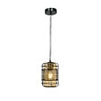 C-CREATION - Suspension lumineuse grillage Nautil Noir cuivré - E27 - vignette