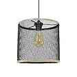 C-CREATION - Suspension en métal noir Sinlem 27cm - Douille E27 - vignette