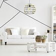 C-CREATION - Suspension en peuplier Fitane - Naturel et Blanc - vignette