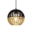 C-CREATION - Suspension coblence en peuplier - Naturel et noir - vignette