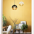 C-CREATION - Suspension coblence en peuplier - Naturel et noir - vignette