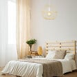 C-CREATION - Suspension bambou naturel Nankin - Naturel - E27 - vignette