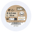 SUKI - Corde en coton - Or et blanc - Diam. 4mm - L. 10 m - vignette