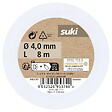 SUKI - Fil élastique - Argent - 4mm - 8m - vignette