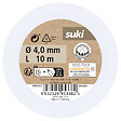 SUKI - Corde en coton - Rouge - Diam.4mmxL.10m - vignette
