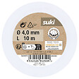 SUKI - Corde en coton - Rose pastel - Diam.4mmxL.10m - vignette
