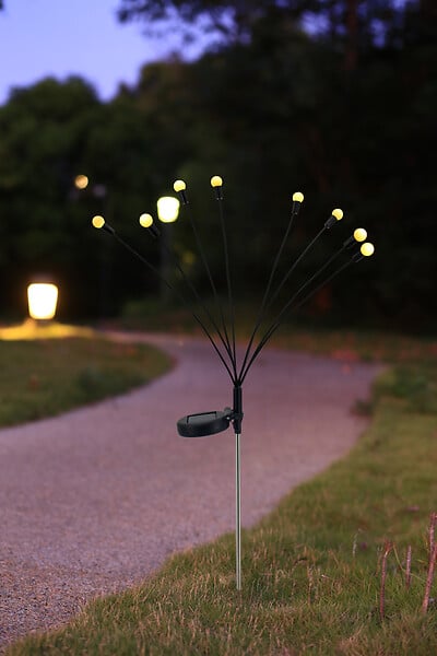GALIX - Déco solaire bouquet 8 LED - H.690xL.115xP.73mm - large