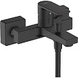 HANSGROHE - Vernis Shape Mitigeur bain/douche avec cartouche céramique, Noir mat (71450670) - vignette