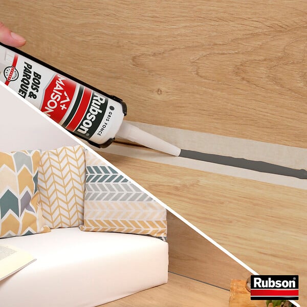 RUBSON - RUBSON Mastic Maison Bois&Parquet RAL7016 Cart 280ml - large