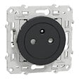 SCHNEIDER ELECTRIC - Prise de courant 2P+T affleurante - Odace - Anthracite - 16A - vignette