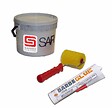 SAROM - Kit de montage pour barbecue béton - Blanc - 5.5kg - vignette