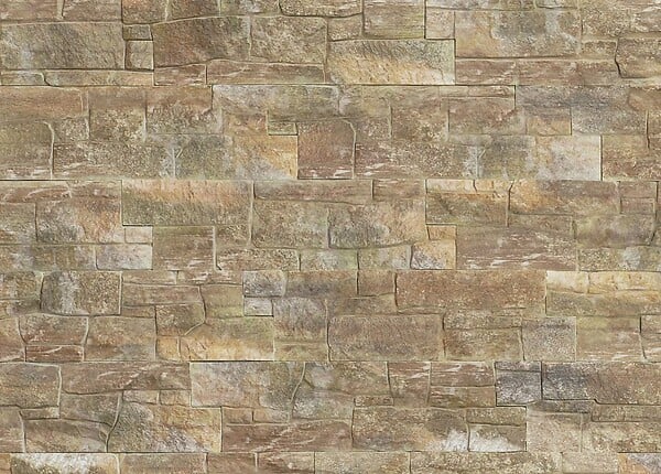 MODULO - Plaquette de parement Signature Rugged Ledgestone Orient en béton - large