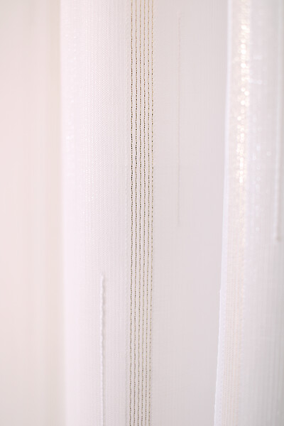 ROCLE - Vitrage décoratif Seren - Doré - L.80xH.210cm - large