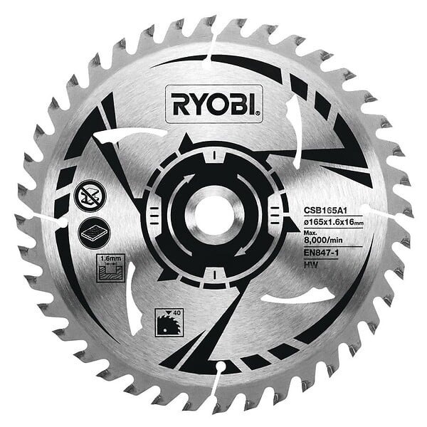 RYOBI - Ryobi - Lame Ultra Fine Ø 165 X 1.6 X 16 Mm Spéciale Outillage Sans Fil - Csb165a1 - large