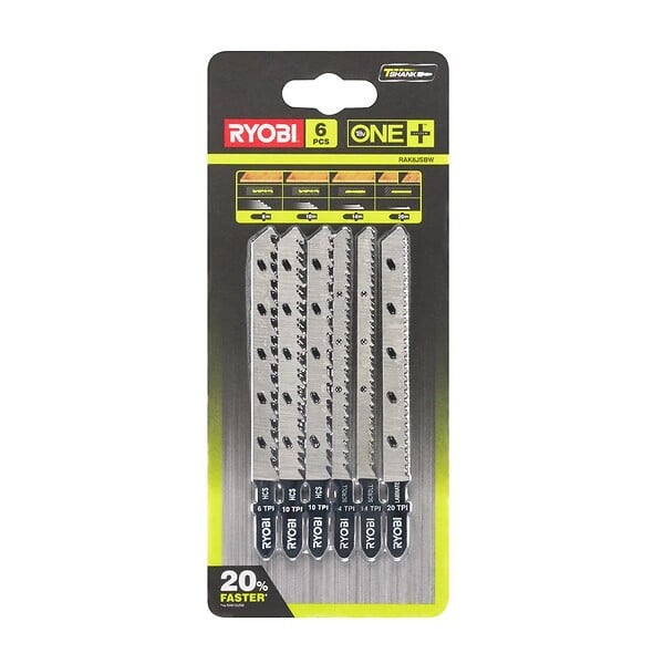RYOBI - Ryobi - Jeu De 6 Lames Spéciales Scie Sauteuse Sans Fil One+ - Rak6jsbw - large