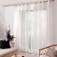 C MA DECO - Voilage MASSALA 140x240cm blanc - vignette