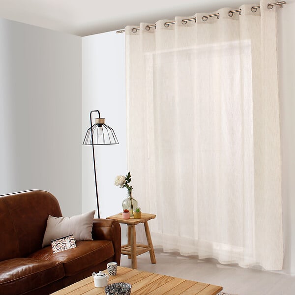 C MA DECO - Voilage MAYA 140x240cm ecru - large