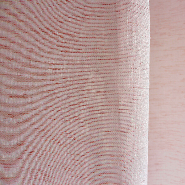 C MA DECO - Voilage MAYA à effet lin 140x240cm - Vieux rose - large