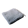 C MA DECO - Plaid DUNE effet tricot - Gris clair - 130x160cm - vignette